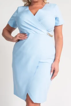 Polski Błękitna Sukienka PEIROSA