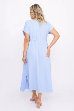 Polski Błękitna Sukienka PIRMENO