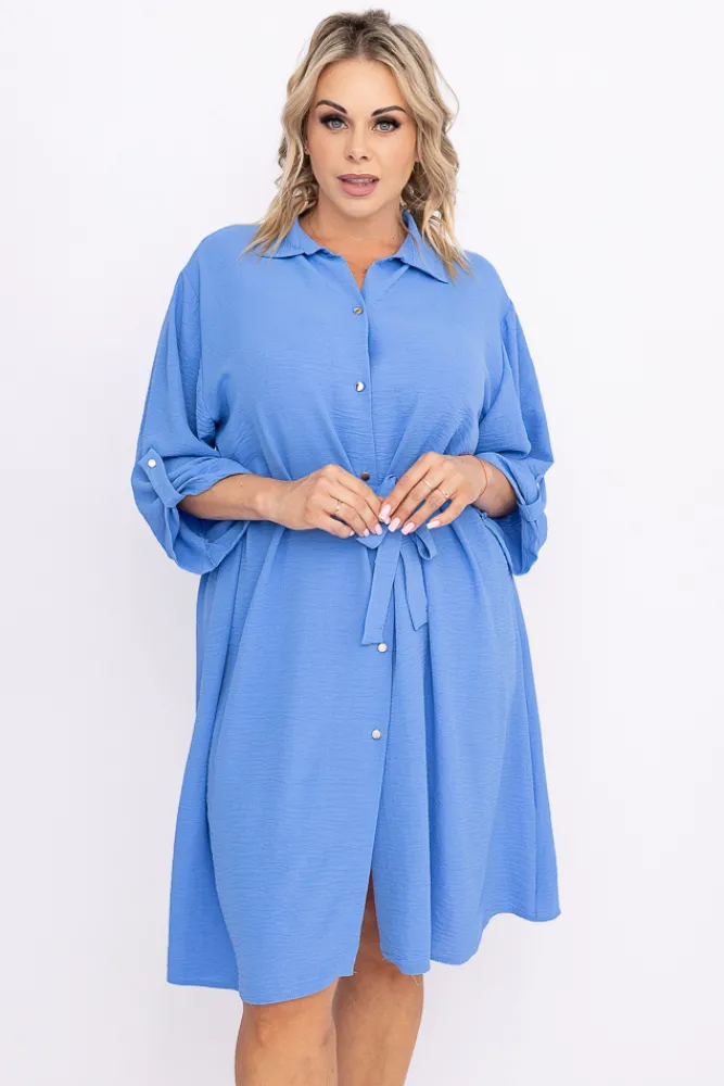 Polski Błękitna Sukienka POWER