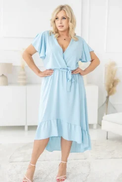 Polski Błękitna Sukienka RHODIO