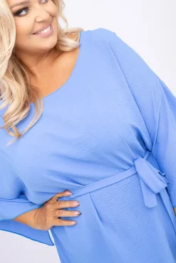 Damskie Polski Błękitna Tunika kimono LUNDIA