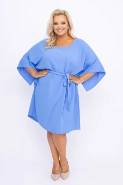 Damskie Polski Błękitna Tunika kimono LUNDIA