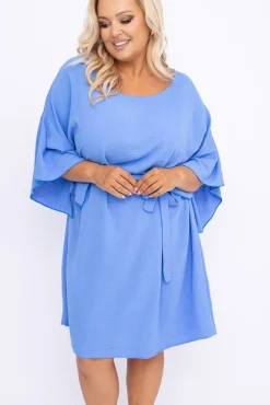 Damskie Polski Błękitna Tunika kimono LUNDIA