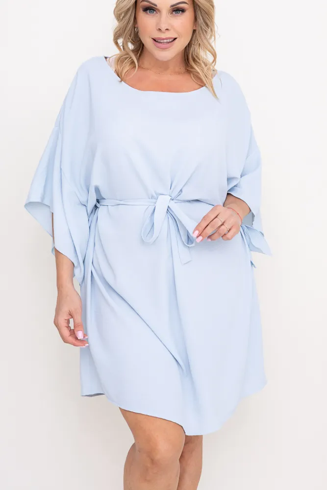 Damskie Polski Błękitna Tunika kimono LUNDIA