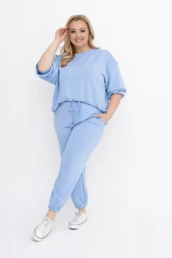 Damskie Włoski Błękitny Dres TEMILA