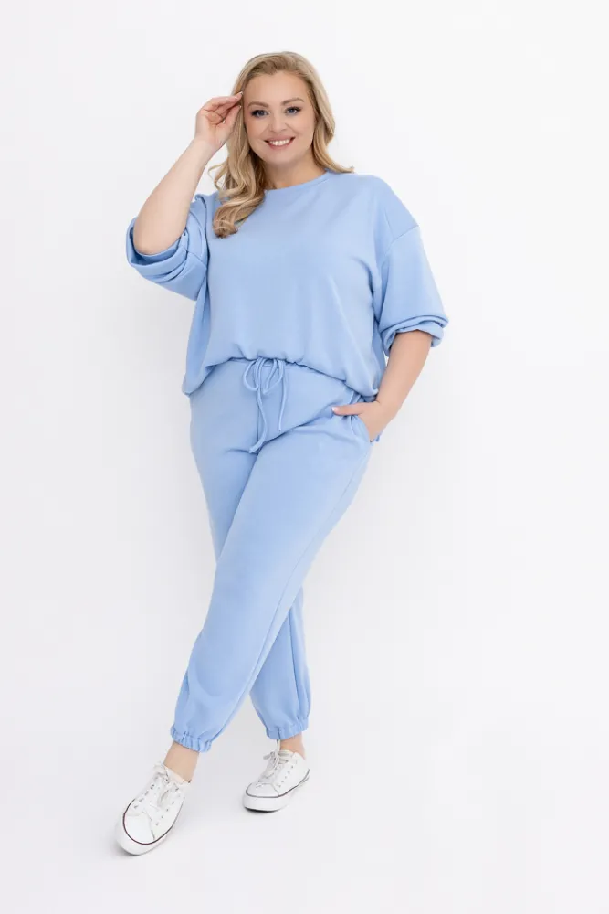 Damskie Włoski Błękitny Dres TEMILA