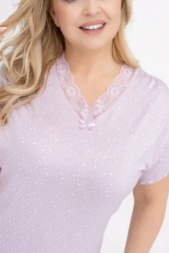 Bladoróżowa Piżama RAMANI Wzór 1