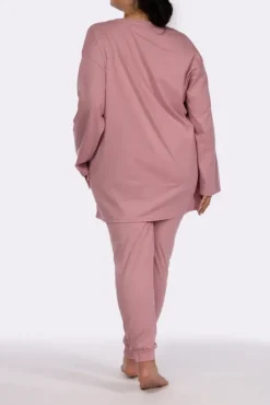 Polski Bladoróżowa Piżama z długimi spodniami HEMENY