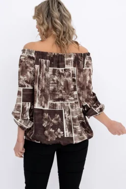 Damskie Włoski Bluzka DEZIN Wzór 20