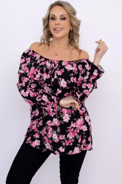 Damskie Włoski Bluzka hiszpanka BERNEDI Wzór 2