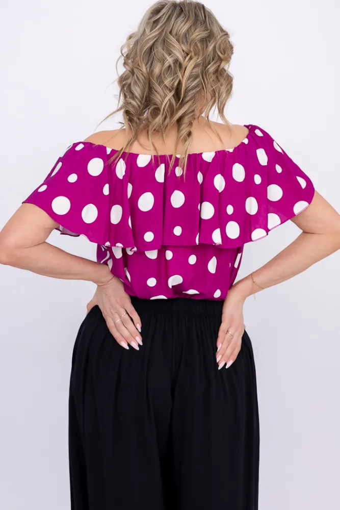 Damskie Włoski Bluzka hiszpanka TAMARIS Wzór 8