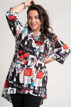 Damskie Polski Bluzka TYPIRO Wzór 1