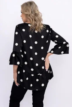 Damskie Polski Bluzka z falbaną TREVI Wzór 4