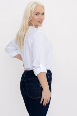 Damskie Bluzka z haftem IRIALI Wzór 5