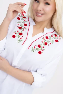 Damskie Bluzka z haftem IRIALI Wzór 4