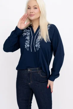 Damskie Bluzka z haftem IRIALI Wzór 1