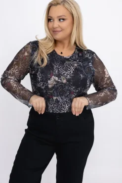 Włoski Body siateczkowe ZORIEN Wzór 1