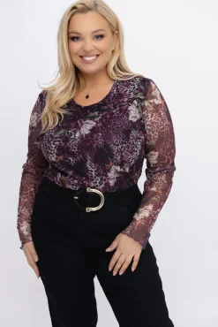 Włoski Body siateczkowe ZORIEN Wzór 2