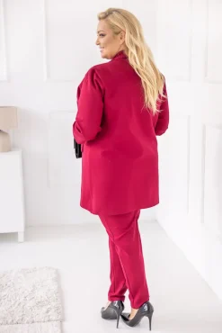 Damskie Polski Bordowe Spodnie CINTA