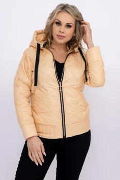 Damskie Polski Brzoskwiniowa Kurtka wiosenna VEDERI