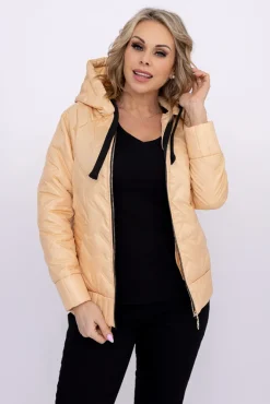 Damskie Polski Brzoskwiniowa Kurtka wiosenna VEDERI