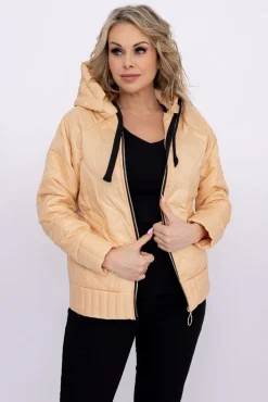 Damskie Polski Brzoskwiniowa Kurtka wiosenna VEDERI