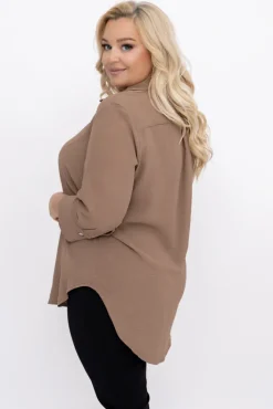 Damskie Polski Brązowa Koszula VENTELI