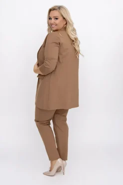 Damskie Polski Brązowa Marynarka CINTA