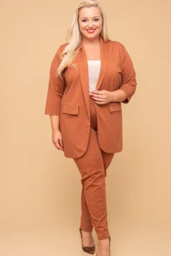 Damskie Polski Brązowe Spodnie CINTA