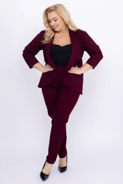 Damskie Polski Burgundowy Garnitur BAKIOLA