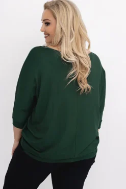 Damskie Polski Butelkowozielona Bluzka BARIOSA