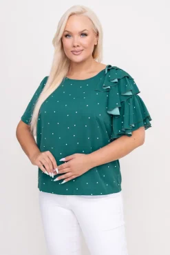 Damskie Polski Butelkowozielona Bluzka TORRERI