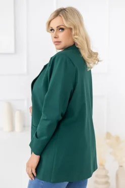 Damskie Polski Butelkowozielona Marynarka PUNTURI