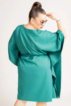 Damskie Polski Butelkowozielona Tunika KIMI