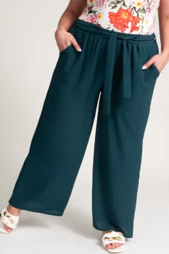 Damskie Polski Butelkowozielone Spodnie kuloty WIDIO