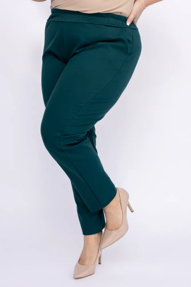 Damskie Polski Butelkowozielone Spodnie BAKIOLA