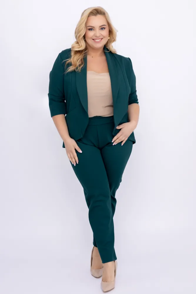 Damskie Polski Butelkowozielone Spodnie BAKIOLA