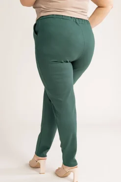 Damskie Polski Butelkowozielone Spodnie CINTA