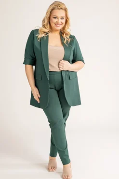 Damskie Polski Butelkowozielone Spodnie CINTA