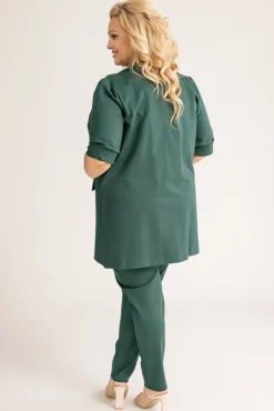 Damskie Polski Butelkowozielone Spodnie CINTA