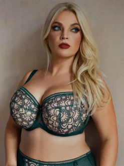 Polski Butelkowozielony Biustonosz ESSENCE Soft Full Cup