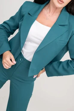 Damskie Polski Butelkowo Garnitur dwurzędowy PINA COLADA