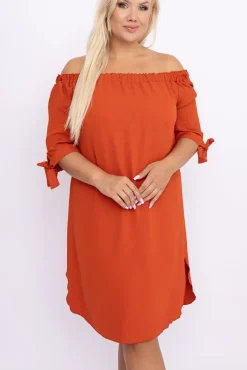 Polski Ceglana Sukienka VALENCIA