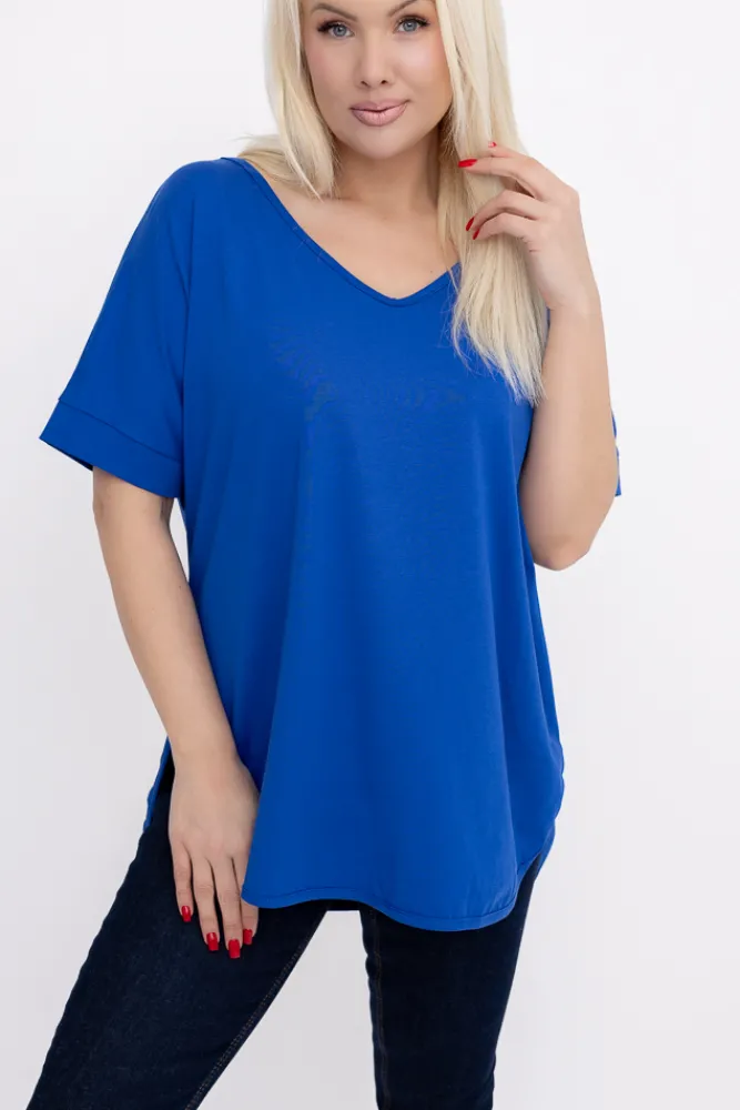 Damskie Włoski Chabrowa Bluzka MERZI