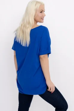 Damskie Włoski Chabrowa Bluzka MERZI