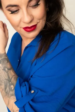 Damskie Polski Chabrowa Koszula TIARO