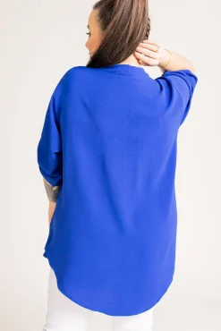 Damskie Polski Chabrowa Koszula ze stójką LERIA