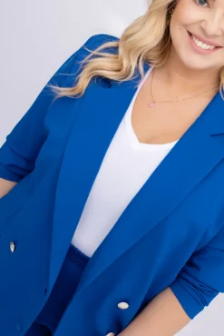 Damskie Polski Chabrowa Marynarka dwurzędowa MEYVI