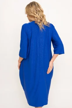 Polski Chabrowa Sukienka brokatowa REVIN