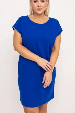 Polski Chabrowa Sukienka CARBONA